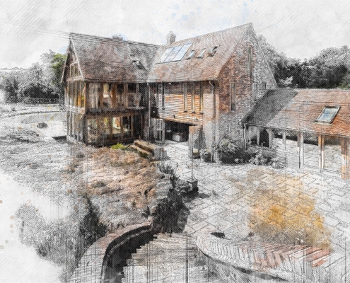 Drakelow Grange Sketch